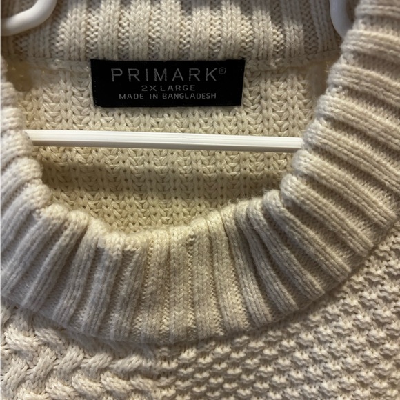 Primark Women's Textured Knit Sweater - Cream - Picture 2 of 2